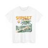 Beach Vibes Unisex T-Shirt | Summer Ocean Waves Tee | Sunset - Enjoy The Summer Shirt