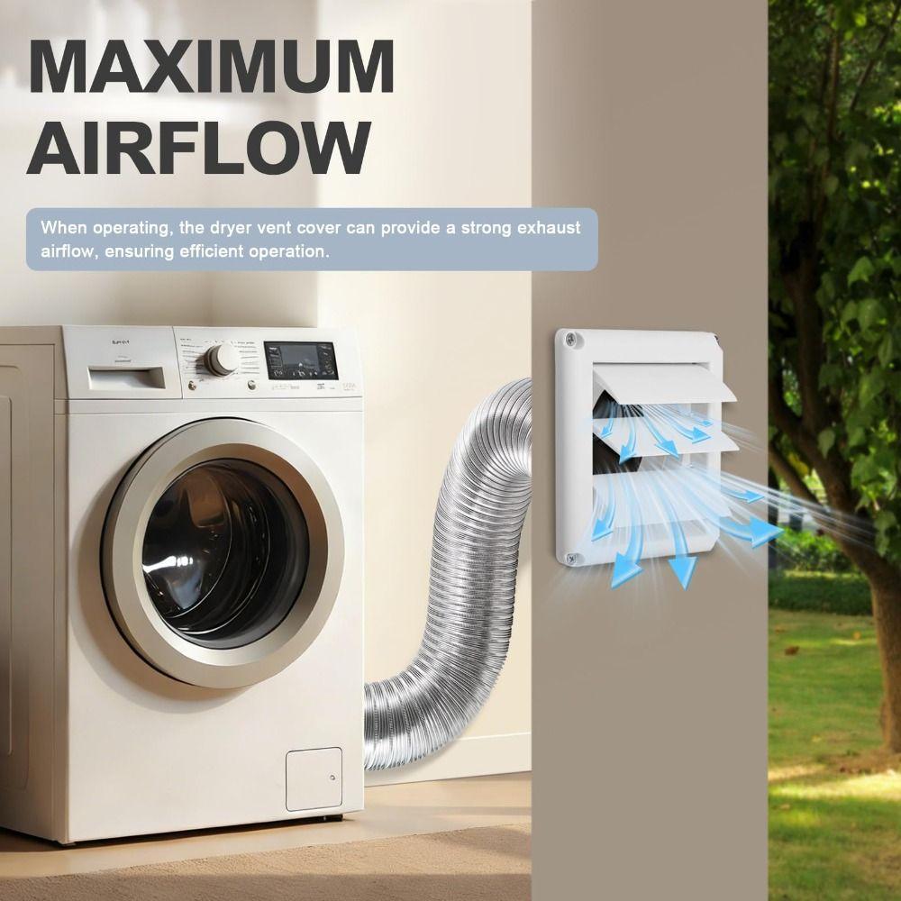 Plastic Material Exhaust Vent Cover Grille Covers Ventilation Grill Air Shutter Vents  For Walls