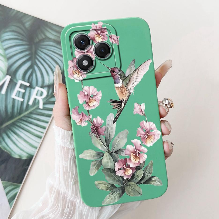 Skal till Honor 400 Lite, ABR-NX1, söt kattblomma, målat fodral, stötsäkert telefonskal till Honor400 Lite, mjukt fodral till Honor 400 Lite