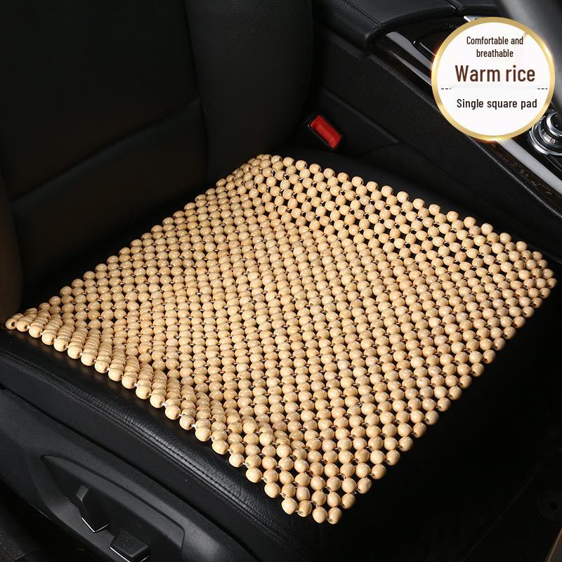 

XB162 Wooden Bead Seat Cushion, Summer Breathable, No Backrest, Universal for All Seasons.