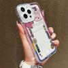 Card Slot Holder Silicone Wallet Pocket Case For iPhone 17 Air 16 14 Pro Max Xiaomi Redmi Note 13 12 14 Pro Honor X6A X6B X8A Cover Clear Phone Bumper