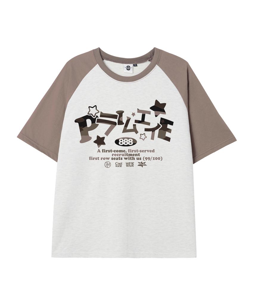 PRIMATE Sugar Oversized Raglan Short Sleeve T-Shirt 5 Colors