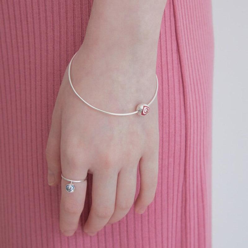 Fillow Puffy Heart Swing Bangle