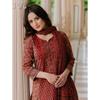 Heavy Cotton Printed Kurti Pant Dupatta Set Desigenr Women's Ethnic Kurta Set