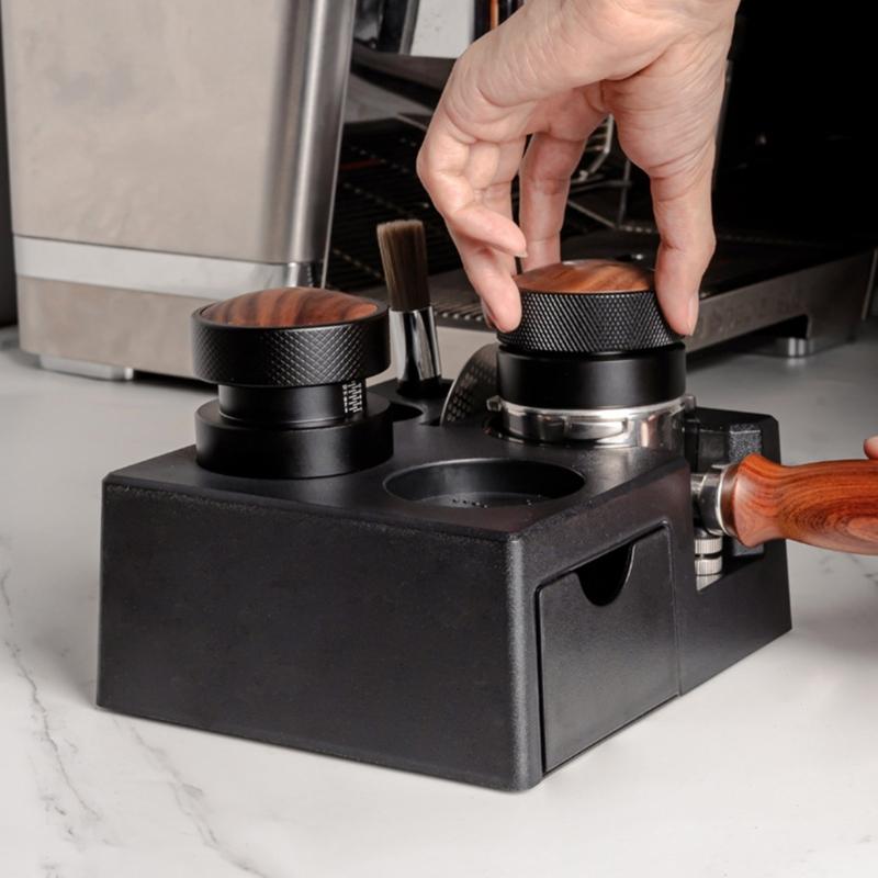 Kaffefilterhållare Kaffefördelare Hållare Kaffepress Ställ Kaffeverktygsorganisatörer Pressstation för Kaffepress