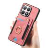 For Xiaomi 15T Retro PU Leather Case Phone Cover with RFID Blocking Card Holder/Ring Holder