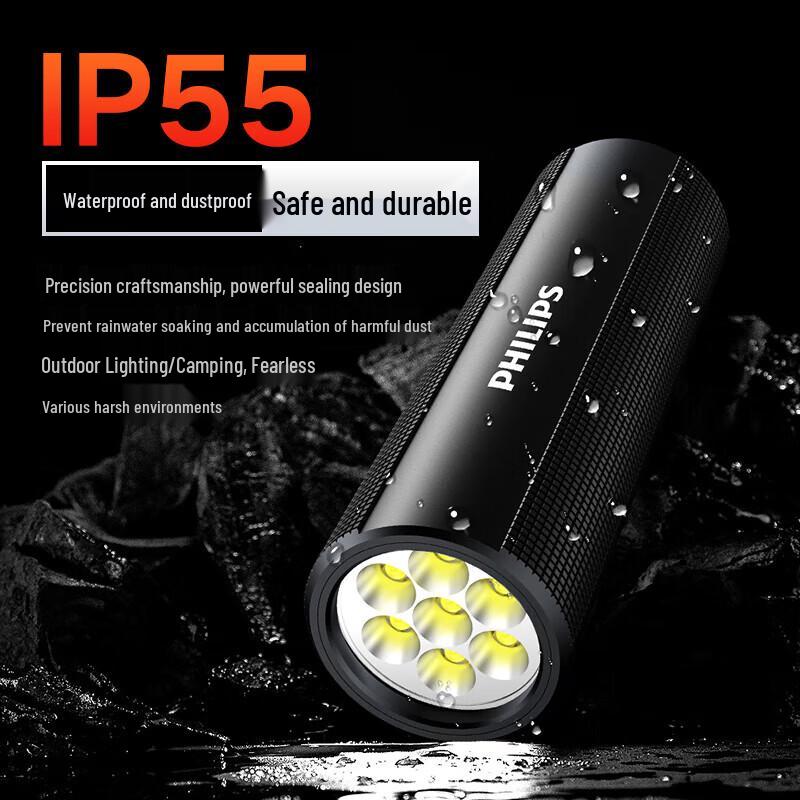 Philips SFL2189P Ultra-Bright Rechargeable Flashlight