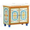 Sideboard Hand Painted 70 X 35 X 60 Cm Solid Mango Wood