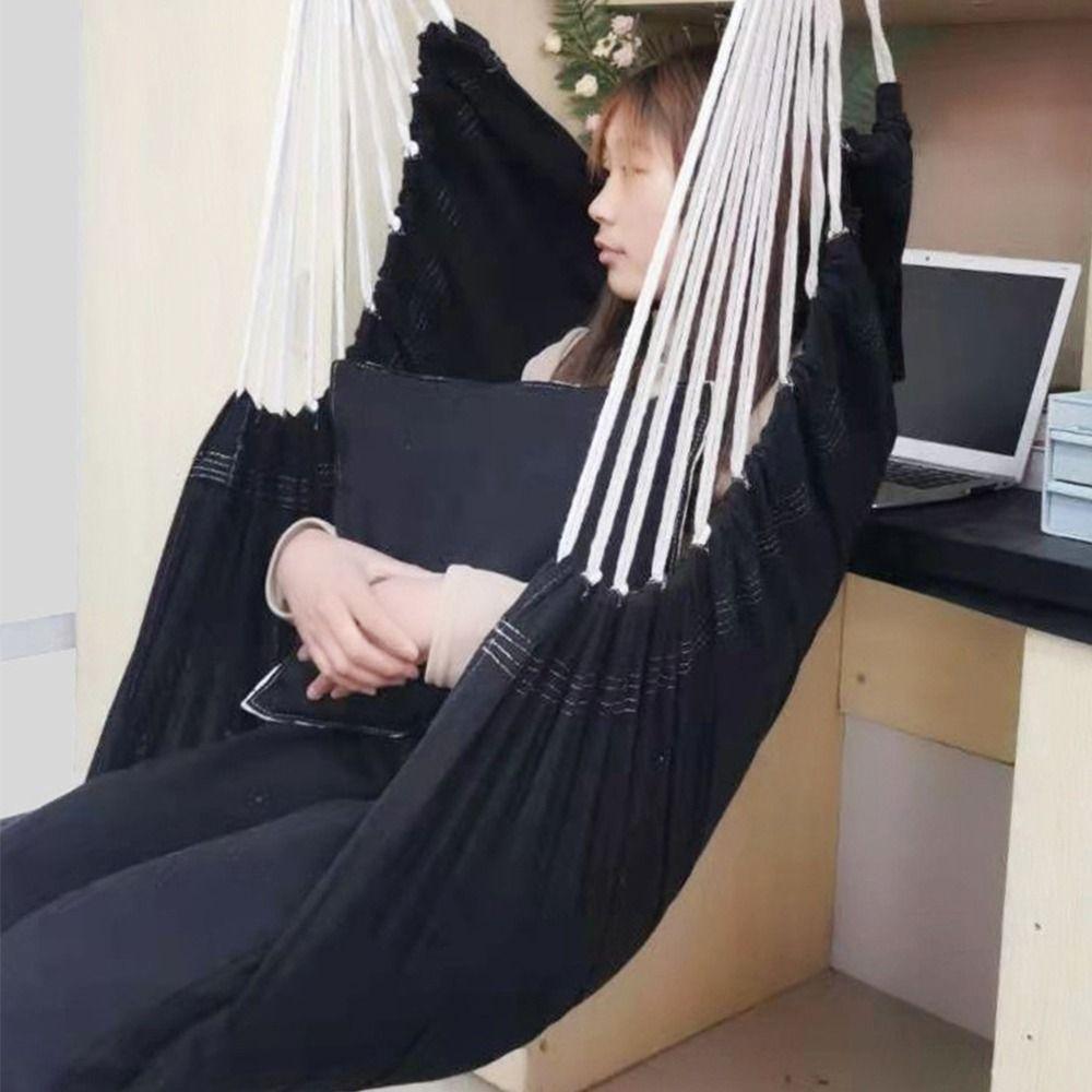 Thicken Garden Swing Chair Colorful Stripe Garden Swing Seat Outdoor Hanging Chair  Indoor Use