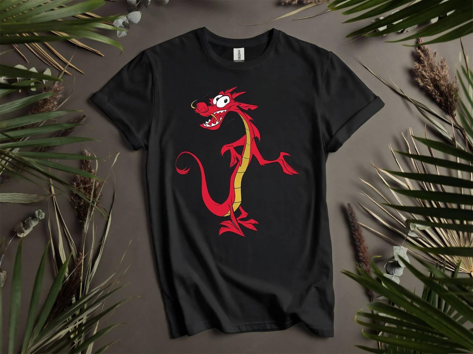 Funny Disney Mulan Characters Mushu T-shirt T shirt Men Women Unisex Tshirt K474 XXL