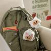 Anime Kawaii Plush Doll Keychain Cute Cartoon Doll School Bag Pendant Decoration Birthday Gift