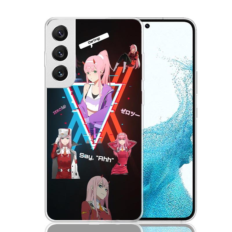 Darling In The FranXX Anime Case Phone Cover for Samsung Galaxy S24 S25 Ultra S23 Plus S22 + S21 S20 FE S10 S25Plus Trend Fundas