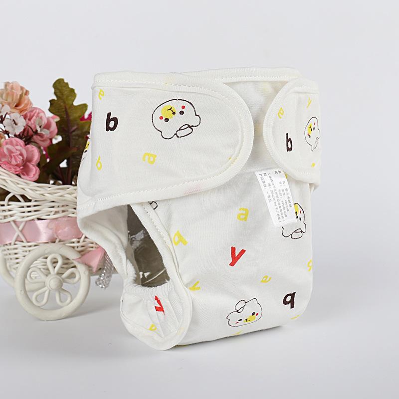 Baumwolle bedruckte Windel Baby Cartoon wasserdichte Windelhose Dreidimensionale Anti-Seitenleckage Neugeborenen Baby Windeltasche