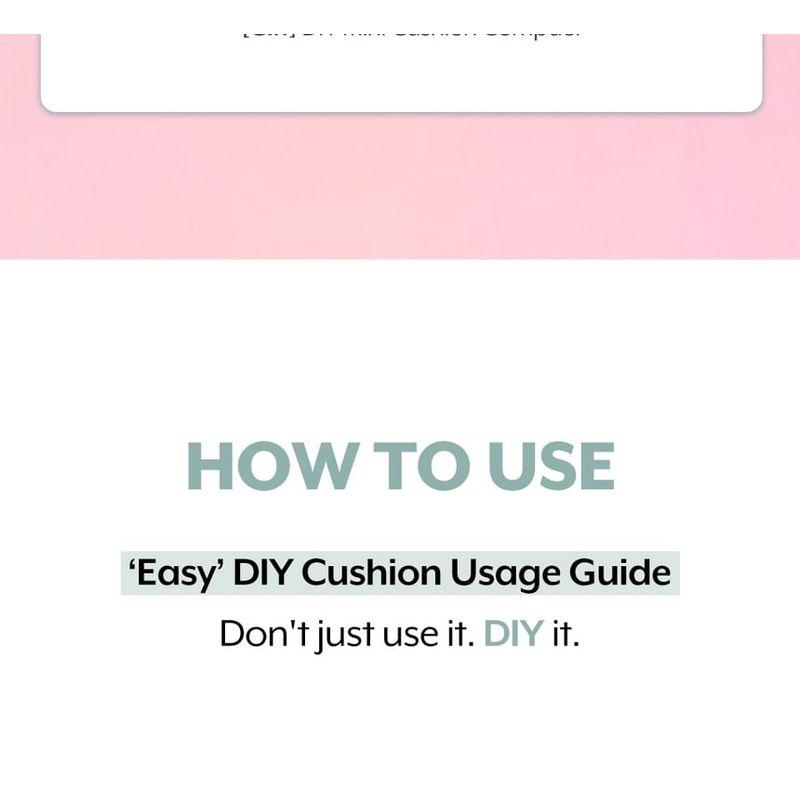 nuse - Mousse Care Cheek DIY Cushion Gift Set - 2 Colors