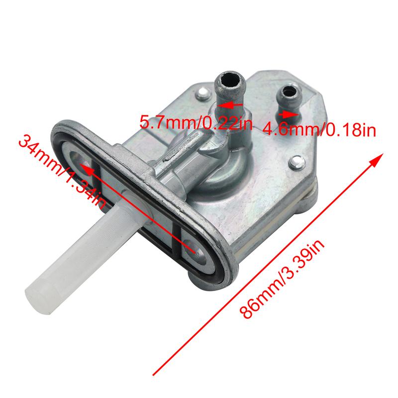 Topteng Gas Tank Fuel Cock Valve Petcock fit for Triton Baja 250 300 400 A12105-A03-000