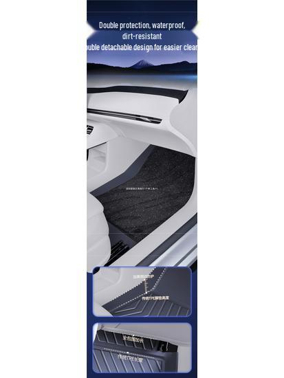 Fully Enclosed TPE Floor Mats for Geely Emgrand Models - 5th Gen Interior Accessories, Kui Xi