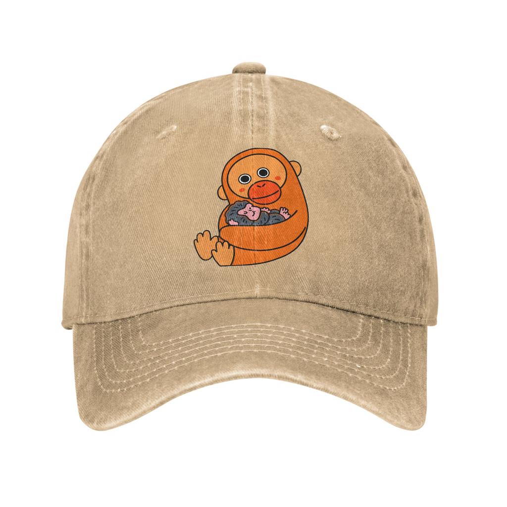 Washed Baseball Cap Monkey Punch Summer Trucker Hat For Couple Women  Y2k Cute Outdoor Sport Sun Baseball Caps