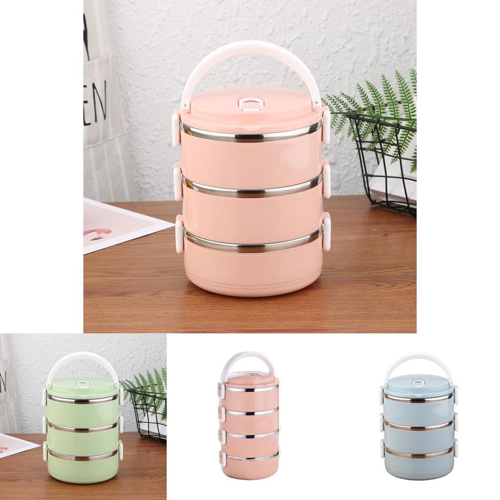 Edelstahl Bento Box mit mehrschichtigem Design für Erwachsene, für den Heim- und Außenbereich