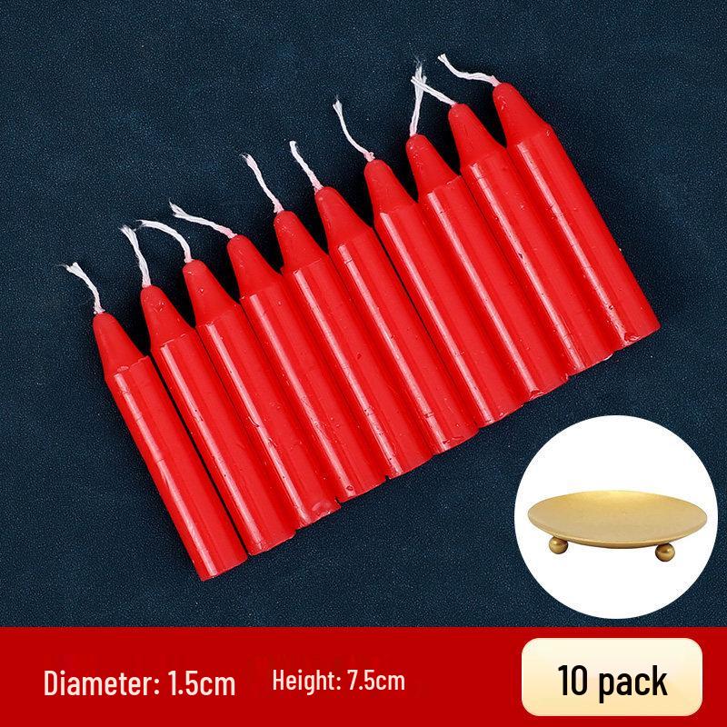 LIEI Red Decorative Candle