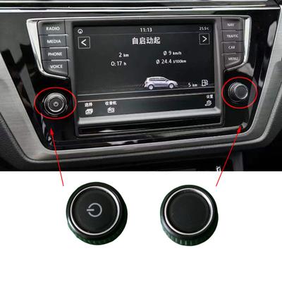 Für Volkswagen VW New Jetta Turane Touran New Polo LAVIDA CD-Player Knopfkappe Radioknopfschalter Lautstärkeschalter Konb Zubehör
