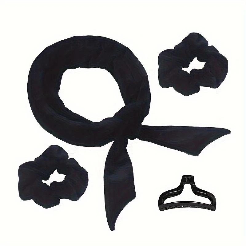 TikTok Heißverkauf Hitzefreier Lockenstab Stirnband Über Nacht Ohne Hitze Große Welle Fauler Haarwickler Set LED Scrunchies Clips