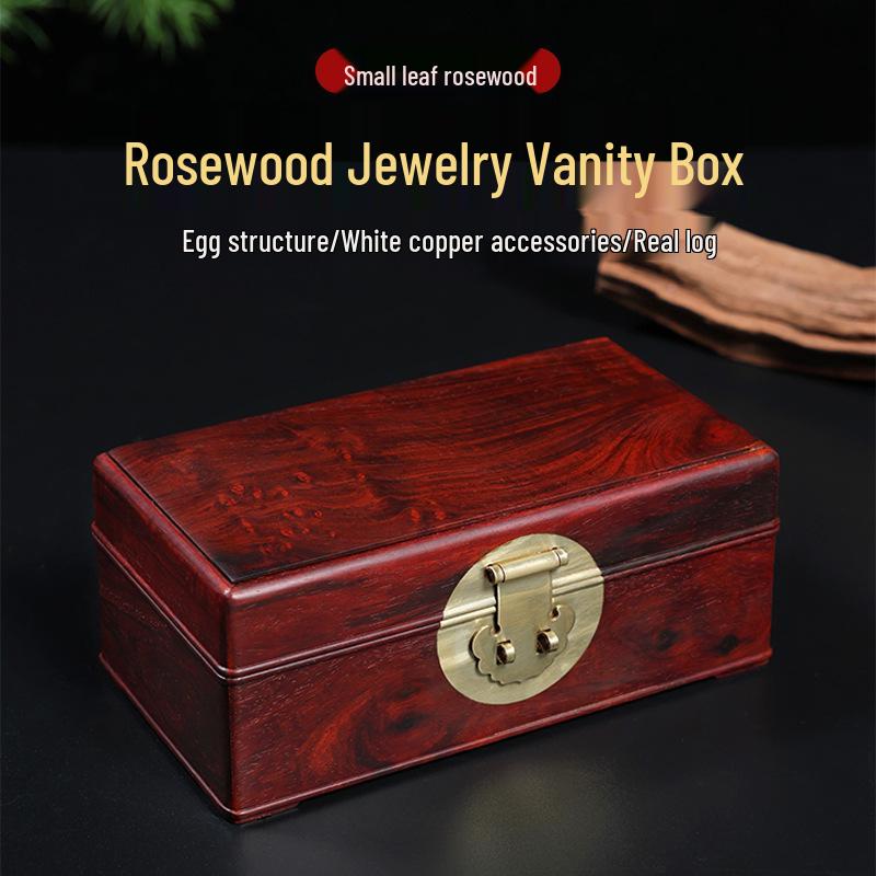 

Шкатулка для украшений из индийского палисандра - Хранилище для Вэньвань и Коллекционных предметов для Молодоженов