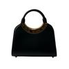 Used BVLGARIShoulder Bag Black Leather Women