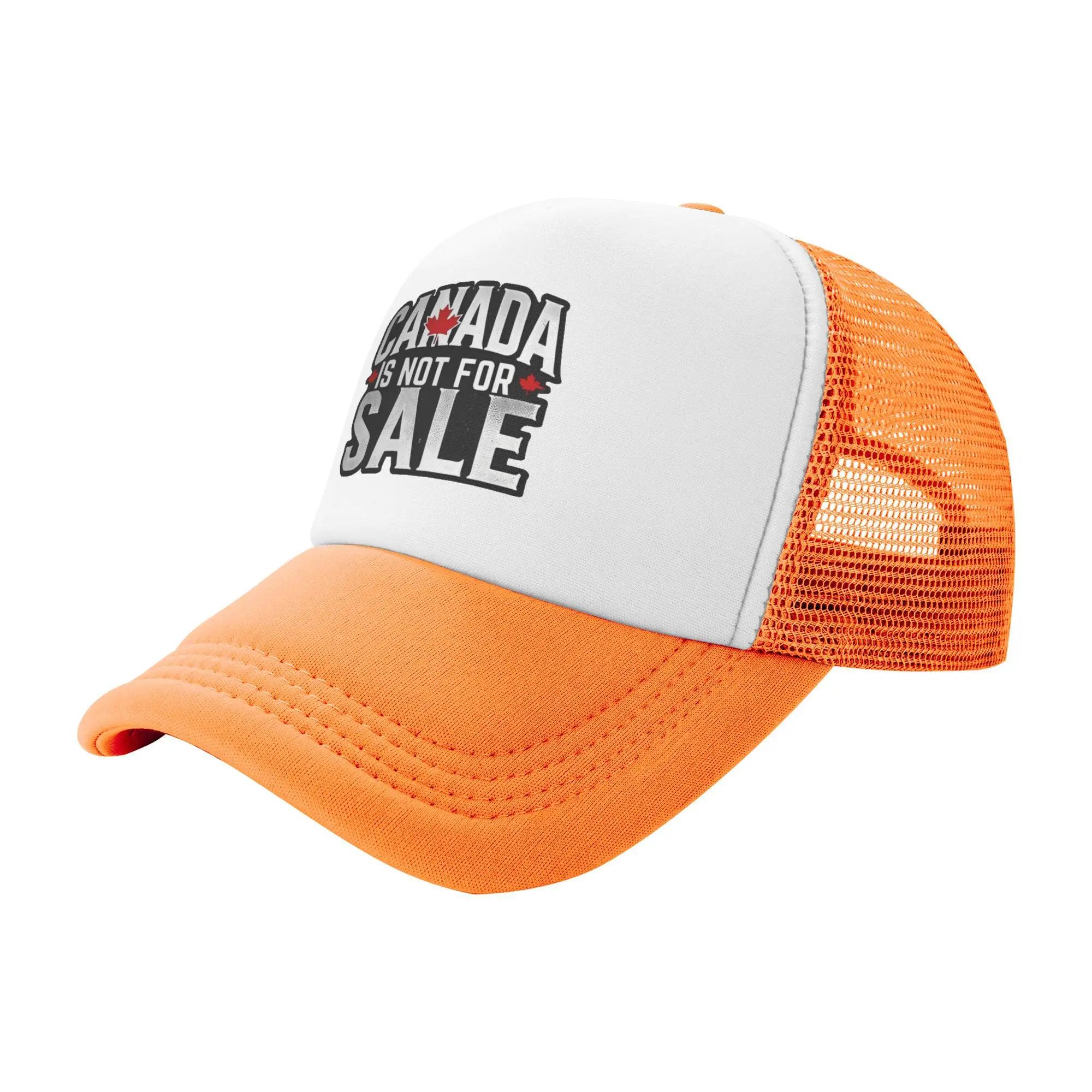 

Canada Is Not for Sale Mesh Sun Hats Hunting Camping Sun-Proof Baseball Caps Unisex-Teens Casual Design Trucker Hat One Size