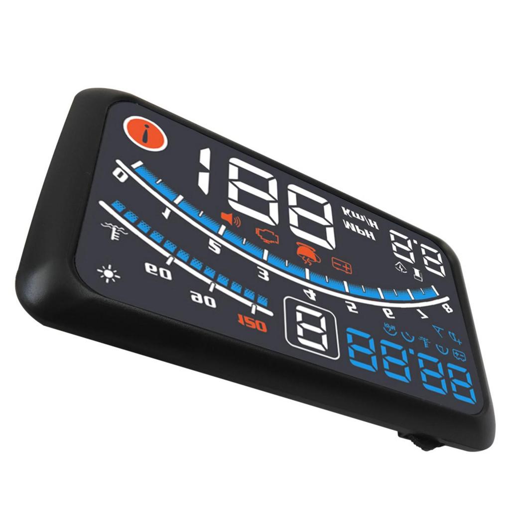 Car Head-Up Display Hud Trip Computer Intelligent Digital Speed Fuel Consumption