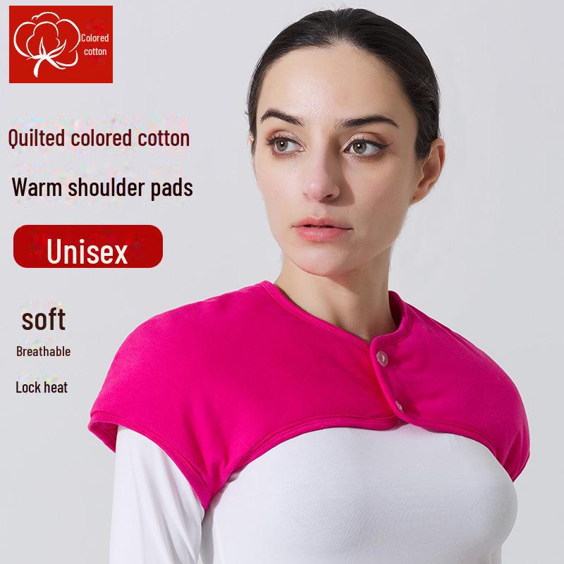 Umăr unisex de catifea caldă și șal de protecție cervicală pentru protecție împotriva frigului