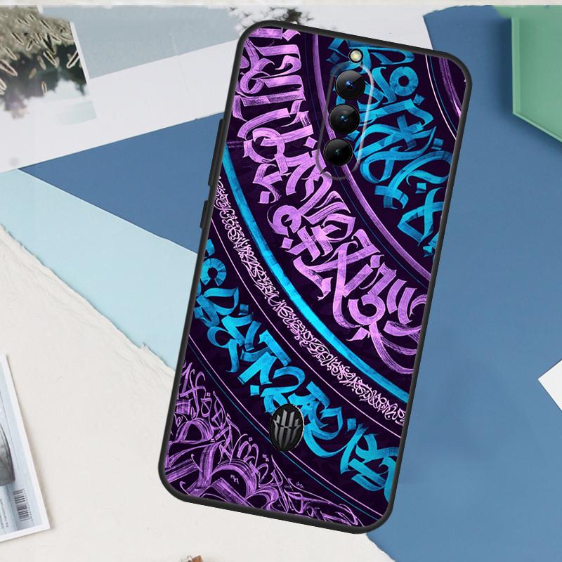 Pokras Lampas Art Graffiti For Nubia Red Magic 10 Pro Plus 6 7 8 9 Pro 6S 7S 6R 5G Case For RedMagic 8S 9S Pro Plus