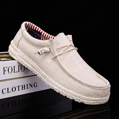 Zapatos casuales para hombres que cubren los pies, zapatos de tela cómodos y ligeros, zapatos de conducción, zapatos de guisantes