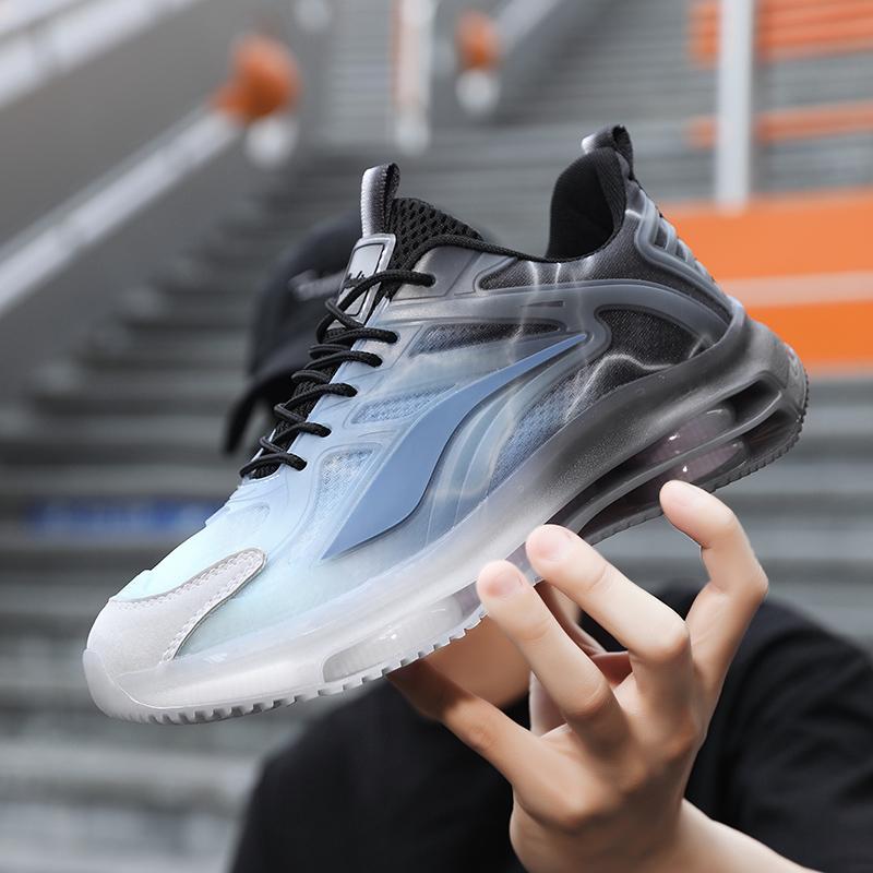 Menns høydeøkning Street Style Sport Basketball Sko Tykksåle Joggesko Stor størrelse for studenter