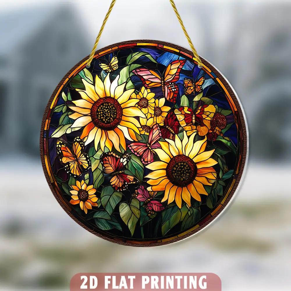 2D Flat Acrylic Colorful Butterfly  Decoration , Use No Batteries/Electricity Needed, Unique Indoor/Outdoor Decoration , Multipurpose Traditional