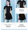 Women's Sport One-Piece High-End Conservative Slimming Swimsuit Dress for Vacation