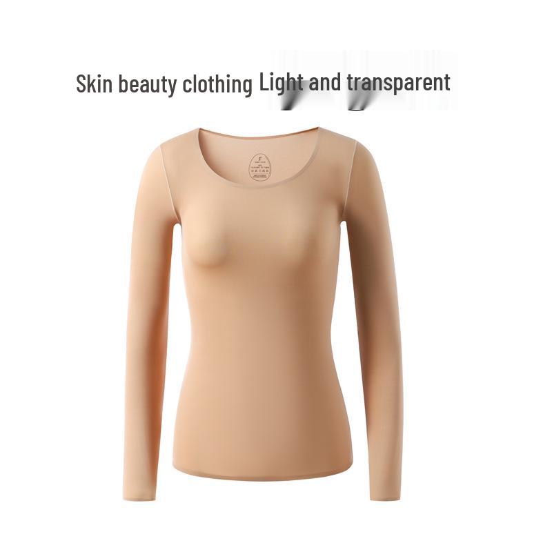 

Женский осенне-зимний ультратонкий увлажняющий базовый слой: Теплое нижнее белье, топ и брюки, улучшающие кожу One Size