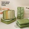 Travel Storage Bag Set With Waterproof Polyester Material For Packing And Organizing