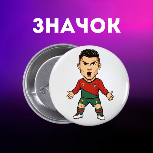 

Значек Месси Messi футбол на булавке на рюкзак 44 мм 1 шт 44 різнокольоровий