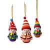 Colorful 2D Flat Angel Wooden Christmas & New Year Decorative Pendant