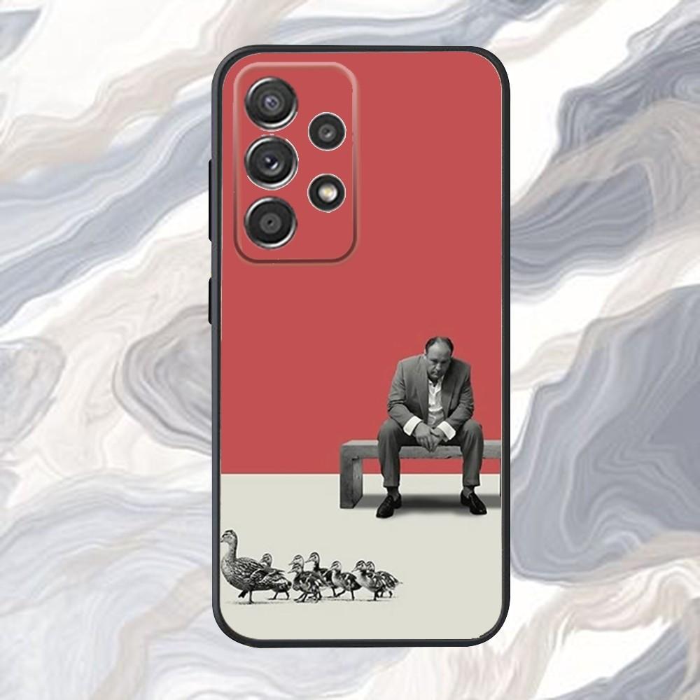 

The Film S-Soprano-os Phone Case For Samsung S25,S24,S21,S22,S23,S30,Ultra,S20,Plus,Fe,Lite,Note,10,9,5G Black Cover Samsung S25Plus
