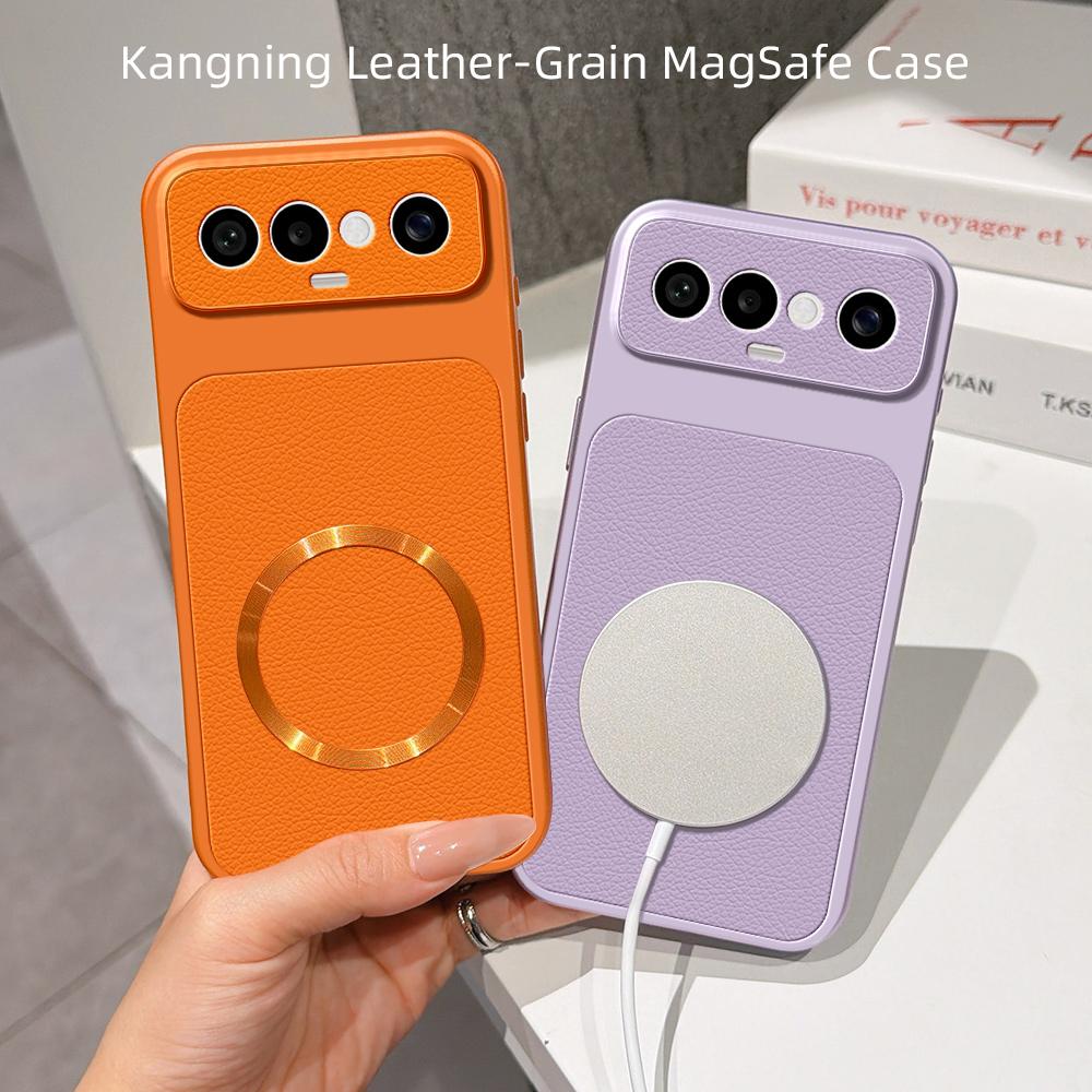 For VIVO X300 FE S50 Pro Mini Case New Lychee Pattern CD Magnetic Ring Ultra-Thin Cover For VIVO X300FE Anti-drop Funda