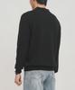 Gold Percent Viscose Soft Cozy Collar Knit (Black, Men)