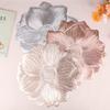 1Pc Lotus Shape Table Placemats Oil Heat Resistant Waterproof Washable PVC Heat Resistant Tableware Mat For Home Party Wedding