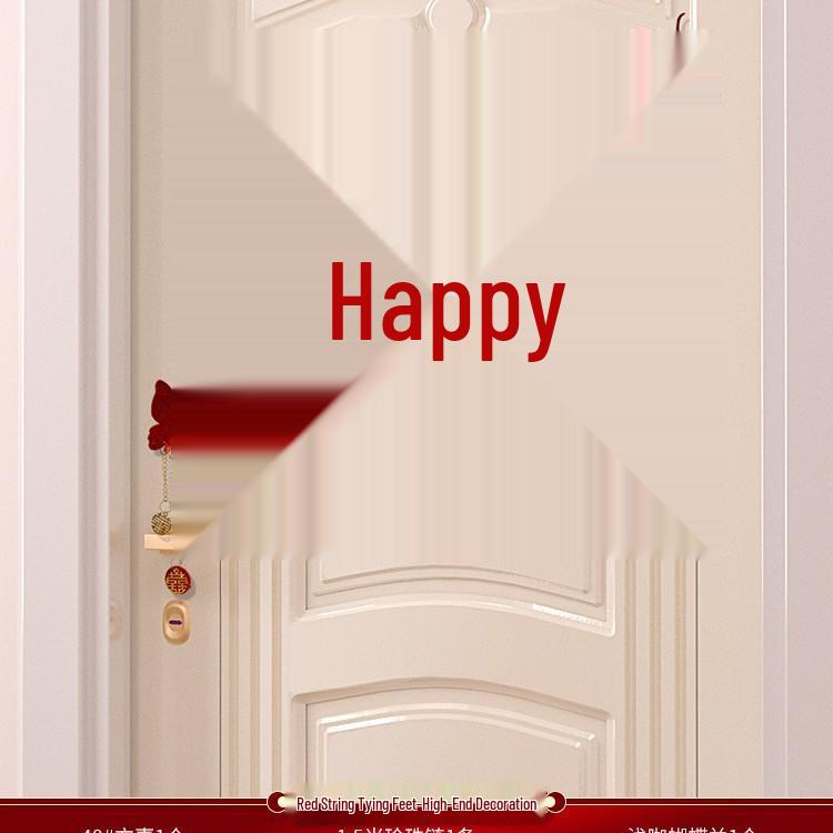 Wedding Room Bride & Groom Door Xi Character Stickers – New Bedroom Decoration Set