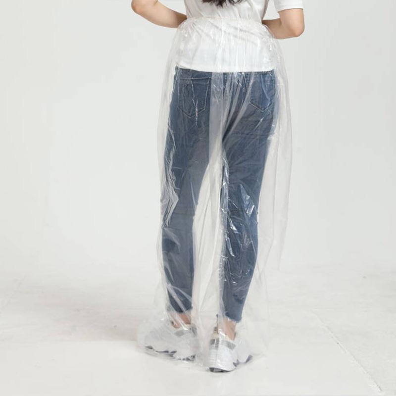 1PC Pack Foot Outdoor Travel Waterproof Rainpants Disposable Supplies Rain Pants Clear Raincoat