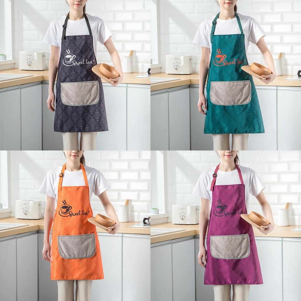 Apron Oil Proof Wastewater Catering Work Clothes Home Furnishings Kids Adults