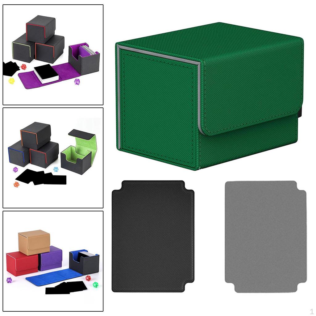 Card Deck Storage Box TCG Organization with Magnetic Closure Cards Case