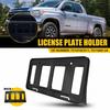 Front License Bracket Plate Tag Holder Black For 2014-21 Toyota Tundra TO1068124