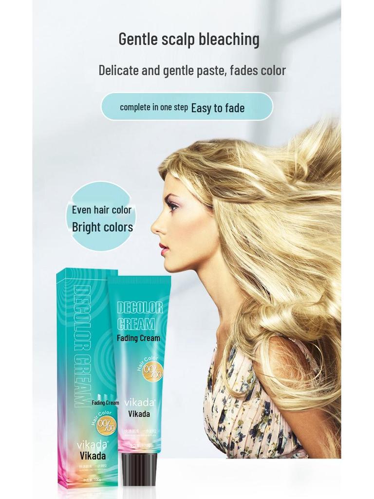 VIKADA 9-Level Hair Bleach Cream - White Gold Color Remover