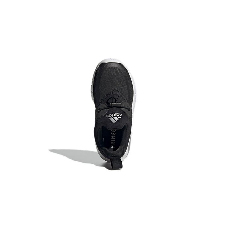 adidas Rapidazen Slip On Slip Resistant And Breathable Low Top Kids' Running Shoes Black White FZ5039